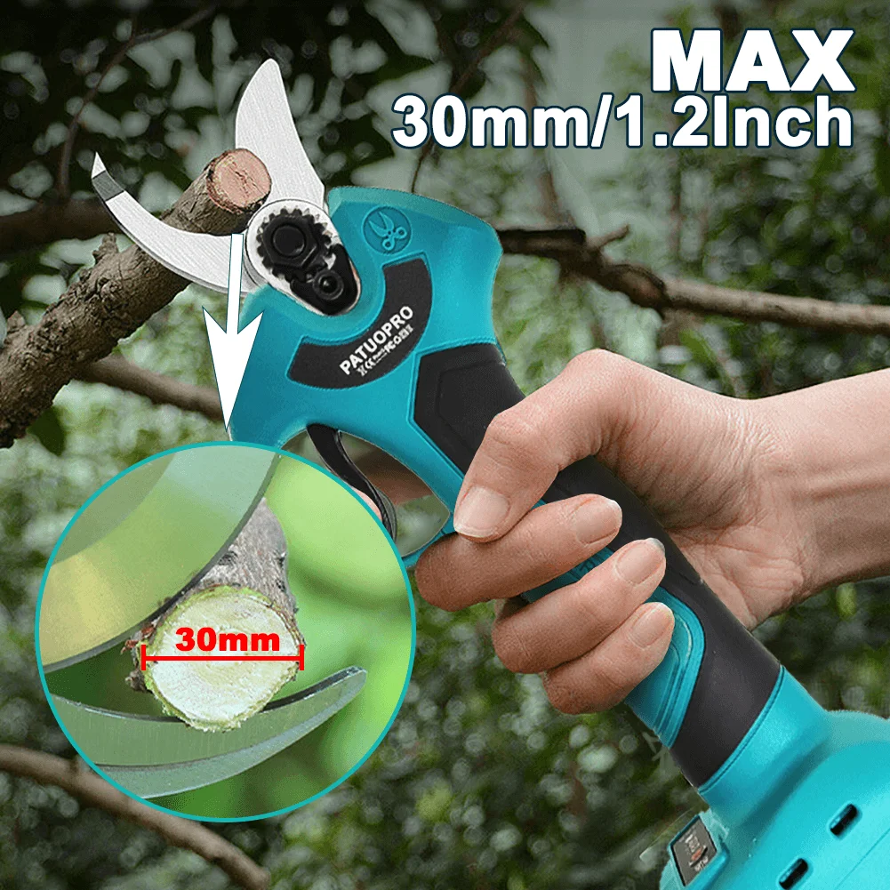 Cordless Pruning Shears Rechargeable Electric Scissors Brushless Garden Pruner Electric Cutter for Makita 18V Battery 3