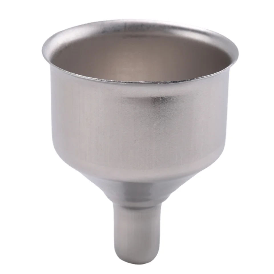 Chefonic Dispenser per olio d'oliva in vetro, 500 ml, con 1 imbuto per una facile ricarica, 2 beccucci in acciaio inox, bottiglia trasparente in borosilicato per olio da cucina, contenitore per olio