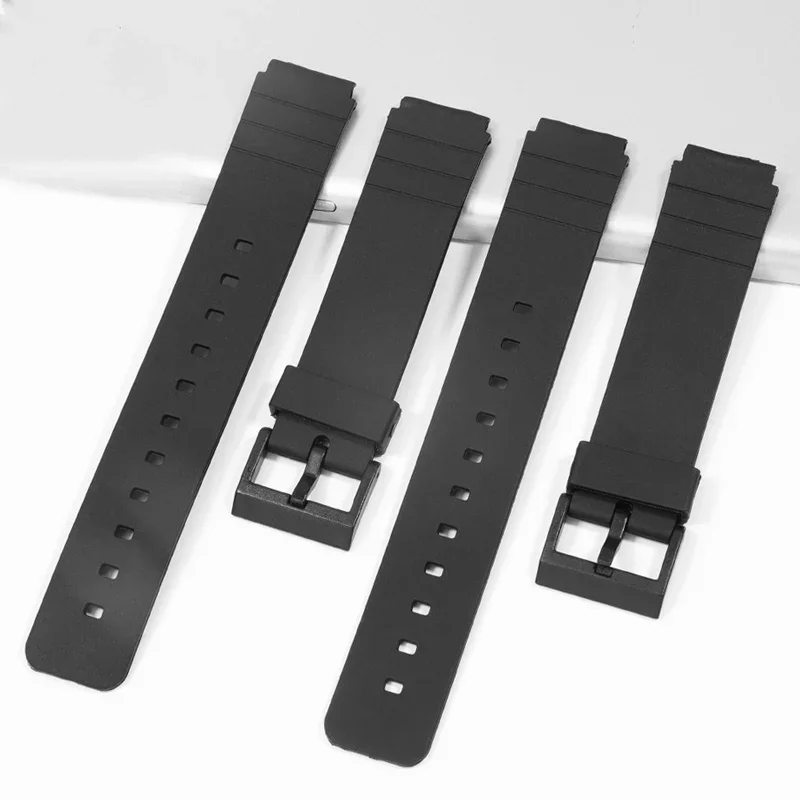 Cinturino Per Orologio In Silicone Impermeabile In Resina Con Casio Mq-24 Orologio Nero Piccolo Mq-58 Mw-59 Cinturino Per Orologio Maschio Convesso 16