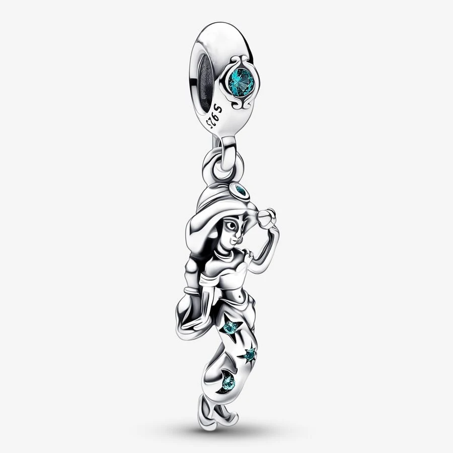 Disney Aladdin Princess Jasmine Ciondola Charm Fit Originale Pandora Charm Bracciali Ciondolo Gioielli Berloque