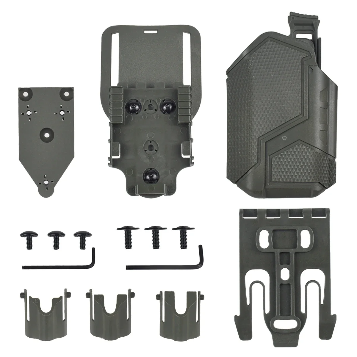 Advanced Tactical Pistol Holster with QLS System and X300A Flashlight Compatibility