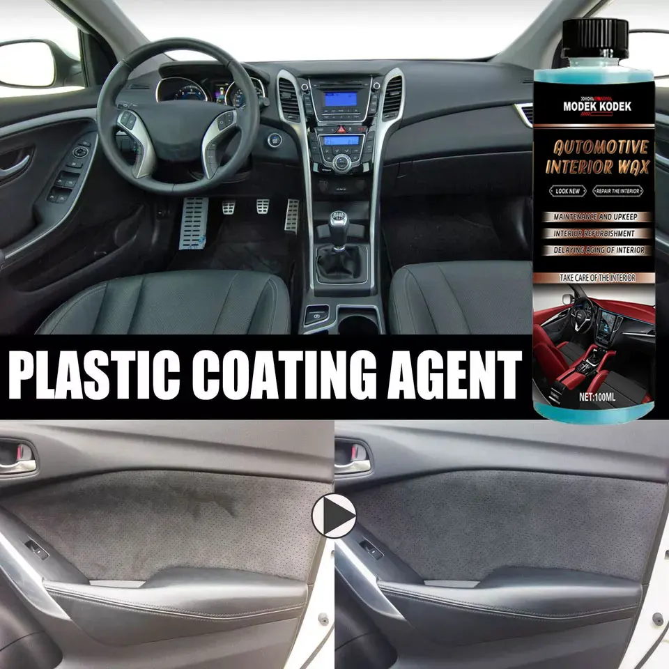 For Automotive Interiorors, Exterior Plastic Repair Agents-Retread Repairs, Dashboards, Tires, Synthetic Leather Furniture Wax D