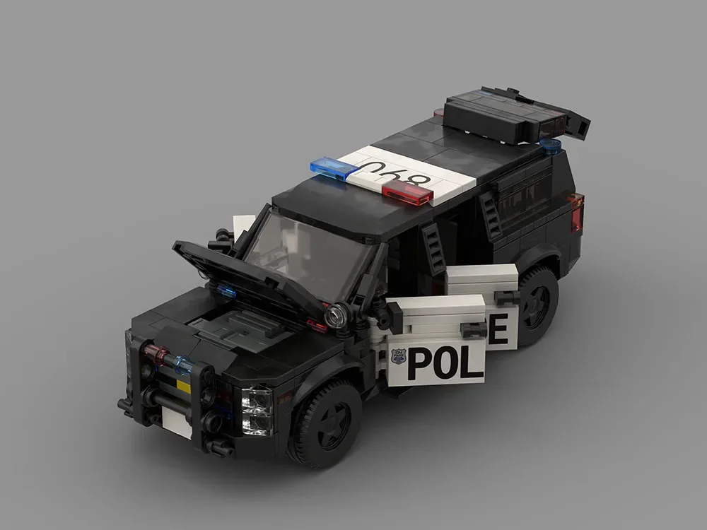 MOC パトカースピードシリーズタホビルディングブロック SWAT 戦闘