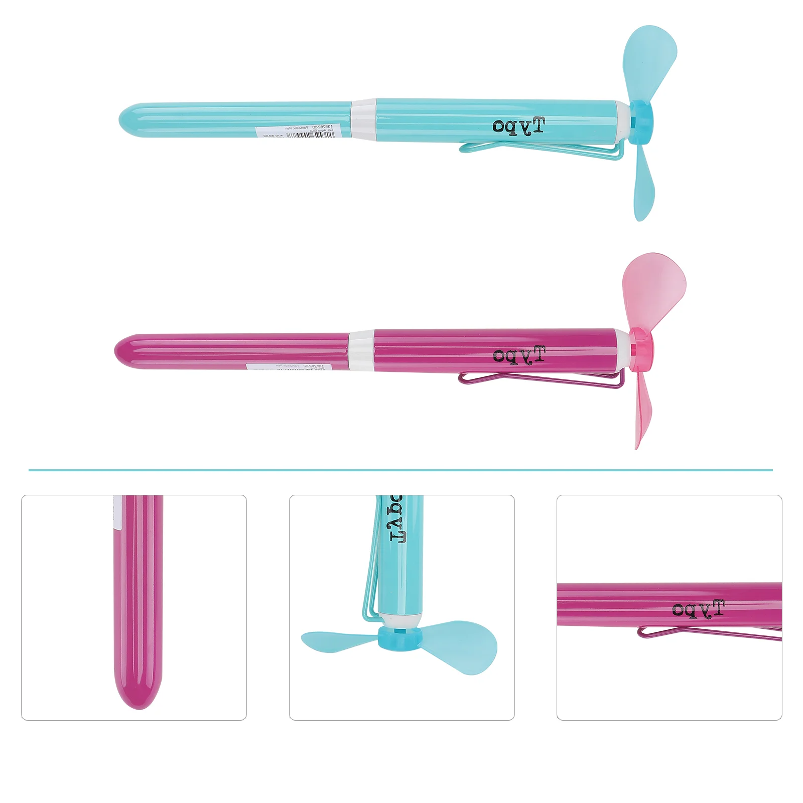 

Pen for Students Present Writing Unique Metal Ballpoint Children' Creative Stationery Ball-Point Fan Adorn Pens Portable