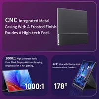 KTHIN 16" 165hz Portable Monitor 1920*1200 16:10 100%sRGB 450Cd/m² Travel Gaming Display for Laptop Switch ps4 ps5 Xbox 4