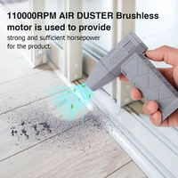 Mini Turbo Jet Fan 130000RPM Wind Speed 52m/s Brushless Motor Handheld Duct Fan High-Performance Cyclone Turbo Electric Blower 2