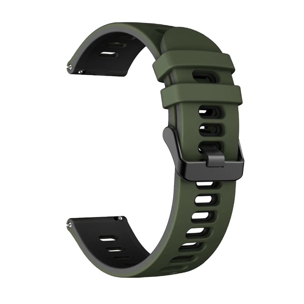 Soft Silicone Smartwatch Strap, 20/22mm - Versatile Comfort Band Bracelet