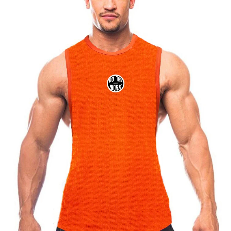 

Muscle Guys Gym Clothing Mesh Bodybuilding Stringer Tank Top Men Fitness Sleeveless T Shirt Workout Singlets Sports Vest