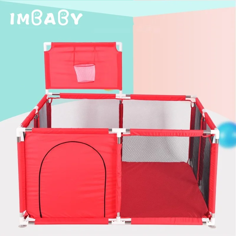 IMBABY Baby Playpens Square Playpen for Children Indoor Children's Play Playpen Safety Barries Fence Large Baby Playground