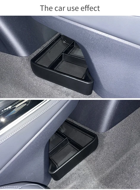  Muslogy for 2022 VW ID.4 Storage Box Organizer Center Console  Tray Interior Accessories Compatible with Volkswagen ID 4 ID4 2021-2022  (2021-2022 Lower Center Console Tray) : Automotive