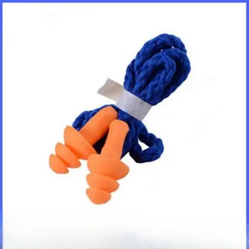 10Pcs Soft Silicone Corded Ear Plug Protector Reusable Hearing Protection Noise Reduction Safe Work Comfortable Earplugs Earmuff 1