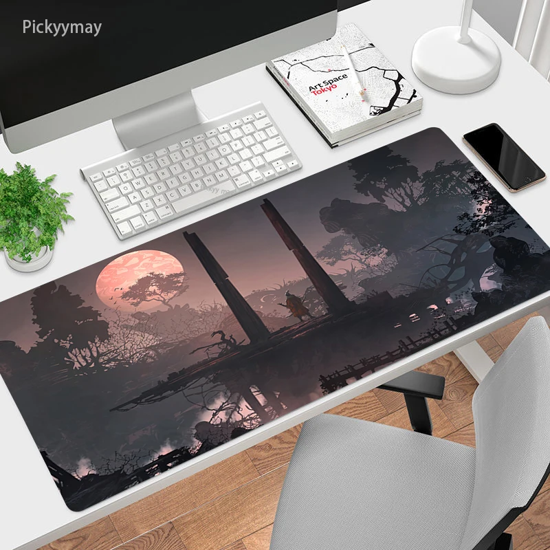 sombra morrer duas vezes computador mouse pad sekiro gaming mousepad grande tapete do mouse gamer xxl