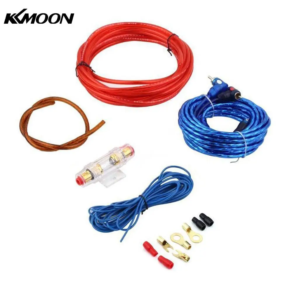 Kit de cableado de Audio para coche, amplificador de potencia de