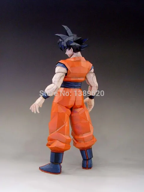 Anime Goku 3D Puzzle DIY Paper Model Completed Height 30cm Educational Toy 3