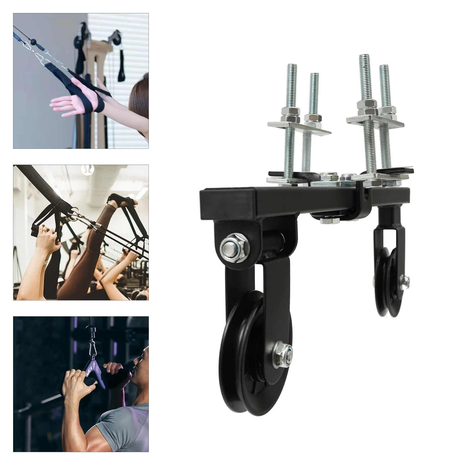 Fitness Pulley Cable Machine System Home Cable Pulley System Workout Arm Biceps Triceps Hand Training Equipment 100KG Capacity 1