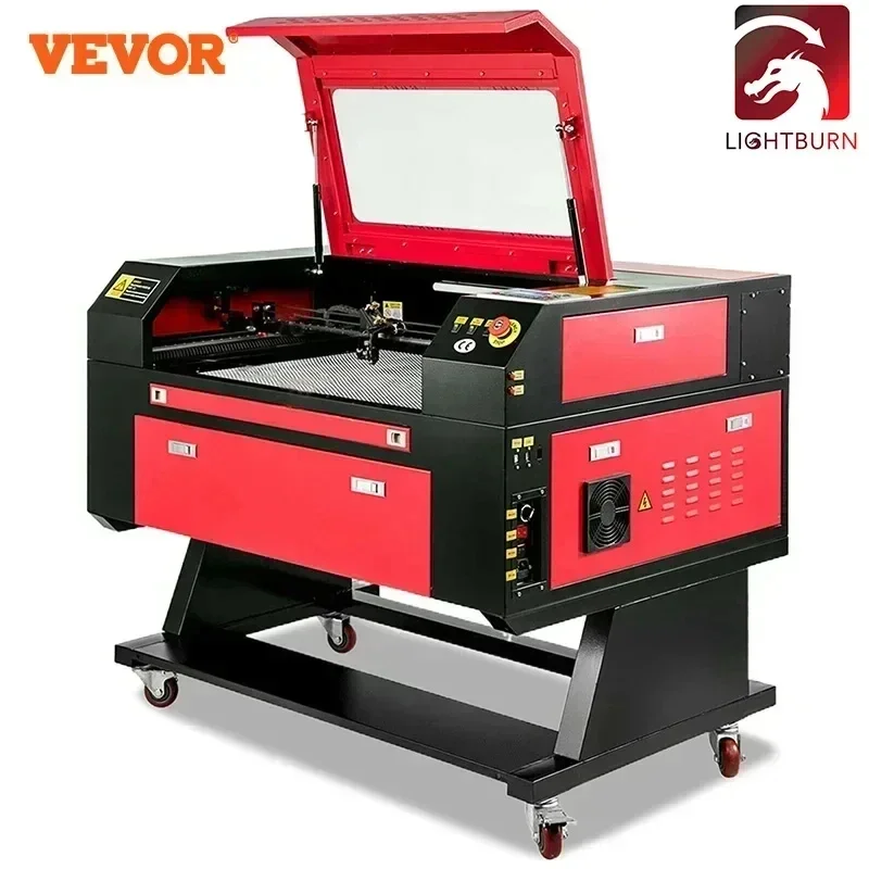 Vevor 80W Incisore Laser Macchina Per Incisione Laser Co2 700X500Mm Ruida Controller Digitale Incisore Laser E Taglierina Lavorazione Del Legno