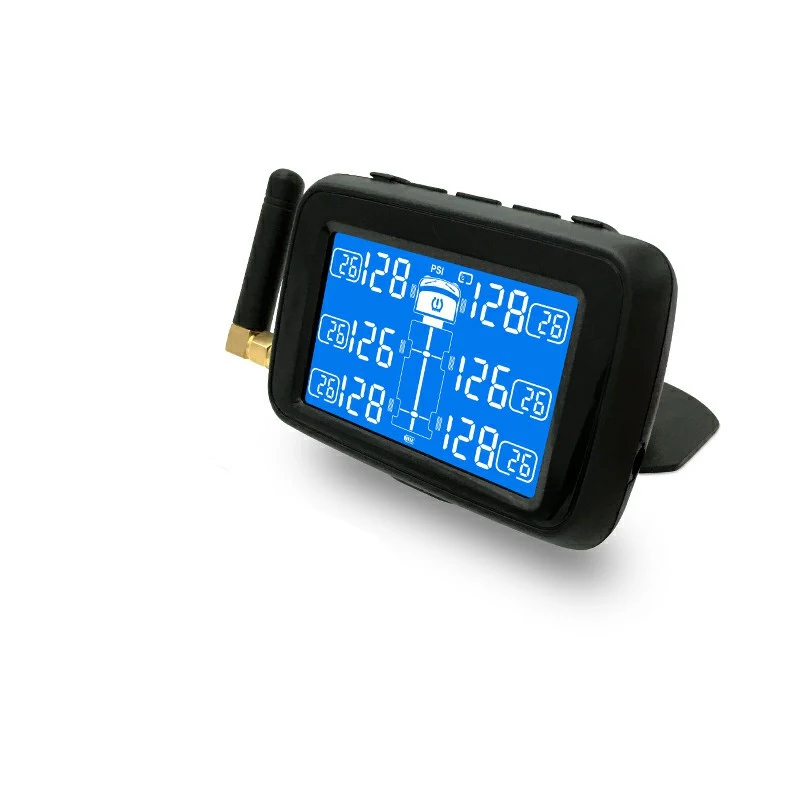 

truck tpms with 6 wheel internal217.5psi sensor wireless tire pressure monitoring system be support up 4-6 wheel