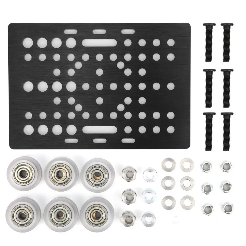 V-Slot Gantry Set 20-80mm Gantry Plate With Wheels For V-slot Aluminum Profiles Openbuilds CNC Router and 3D Printer Part
