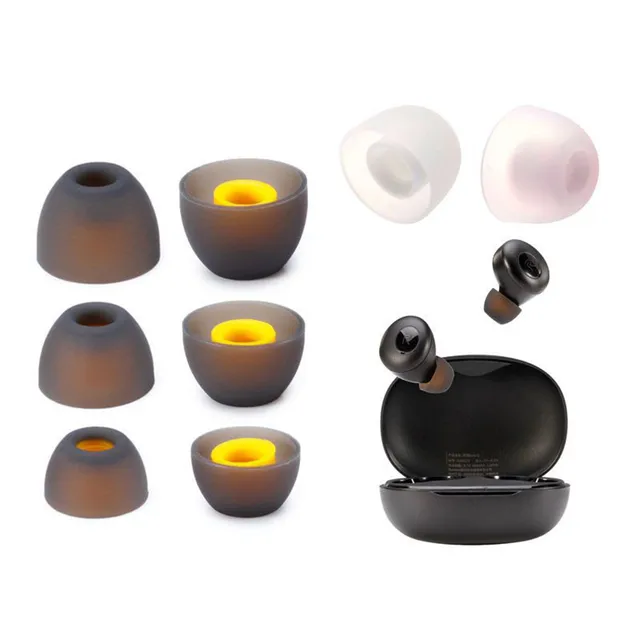 For Realme Buds Q Earbuds Tips Eartips Cover Earphone Soft