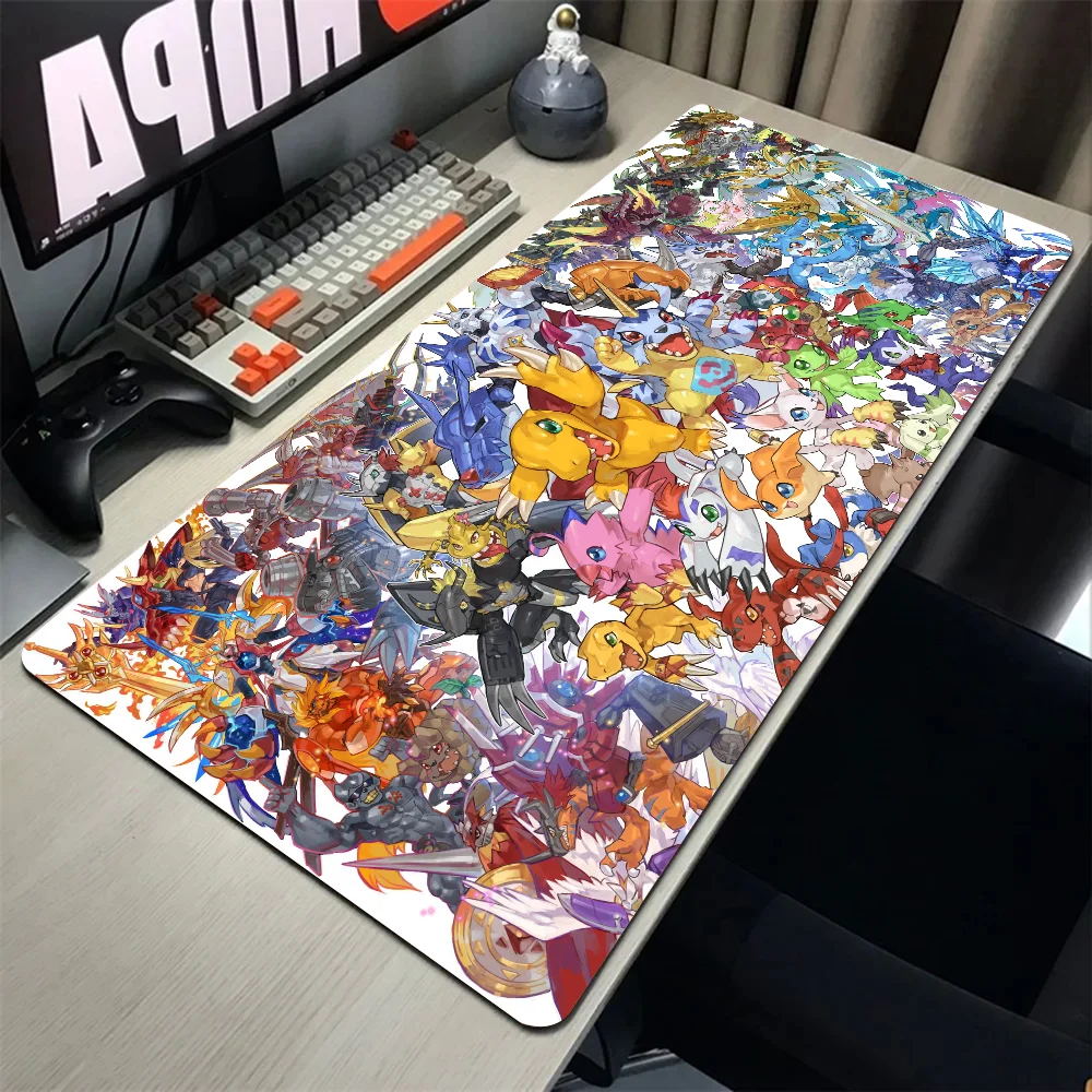 

Коврик для мыши с Аниме D-Digimon, Настольный коврик для мыши с подкладкой, игровые аксессуары, Prime Gaming XXL, подкладка для клавиатуры