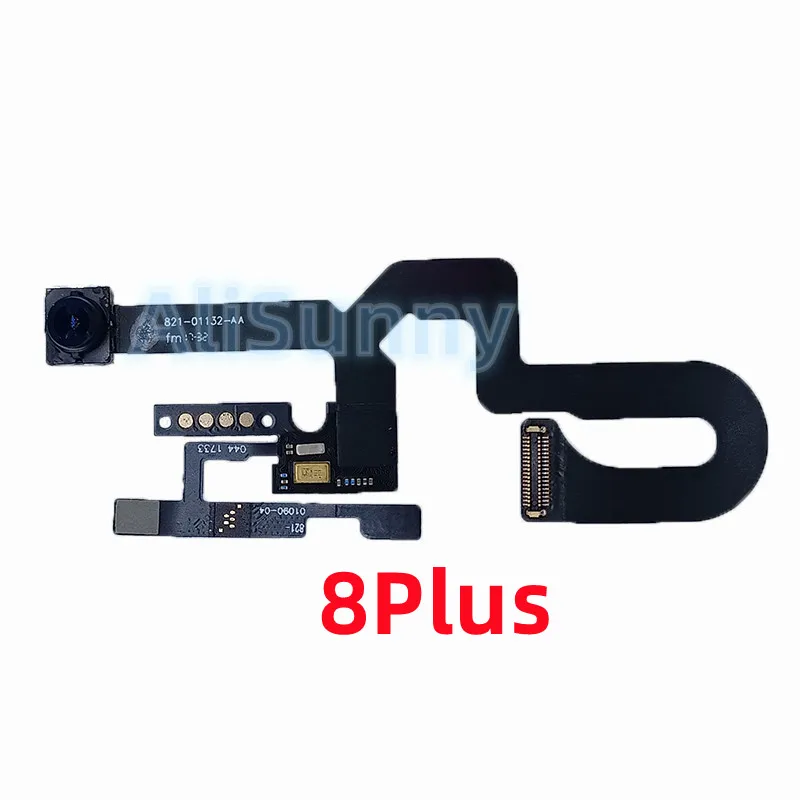 AliSunny 10pcs 전면 카메라 근접 광 센서 플렉스 케이블 iPhone 7 8 Plus X XR 5.5 ''7 + 직면 캠 교체 부품