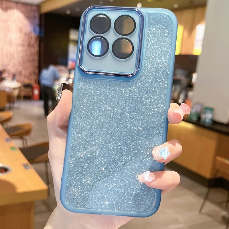 Elegant Glitter Soft Silicone Clear Case