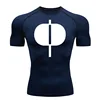 Summer Men's Gym T-Shirt Compression Sports Shirt Short Running Top Quick Dry Gym Sweat Long Shirt Sun Protection Second Skin 6