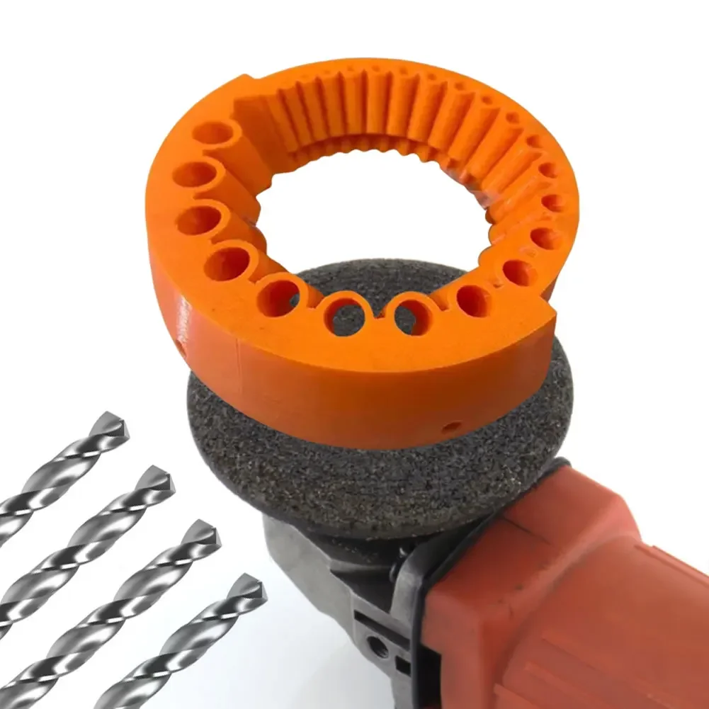 1/2PCS Power Drill Bit Grinding Attachment Multipurpose Old Drill Bit Grinder Giant Blade Angle Grinder for 2 To 13mm Drill Bits