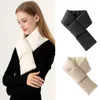 Simple Fashion Down Cotton Winter Mouth Loan Scarf Warm Thickened Down Cotton Scarf Soft Windproof Skiing Scarve Women Men 5