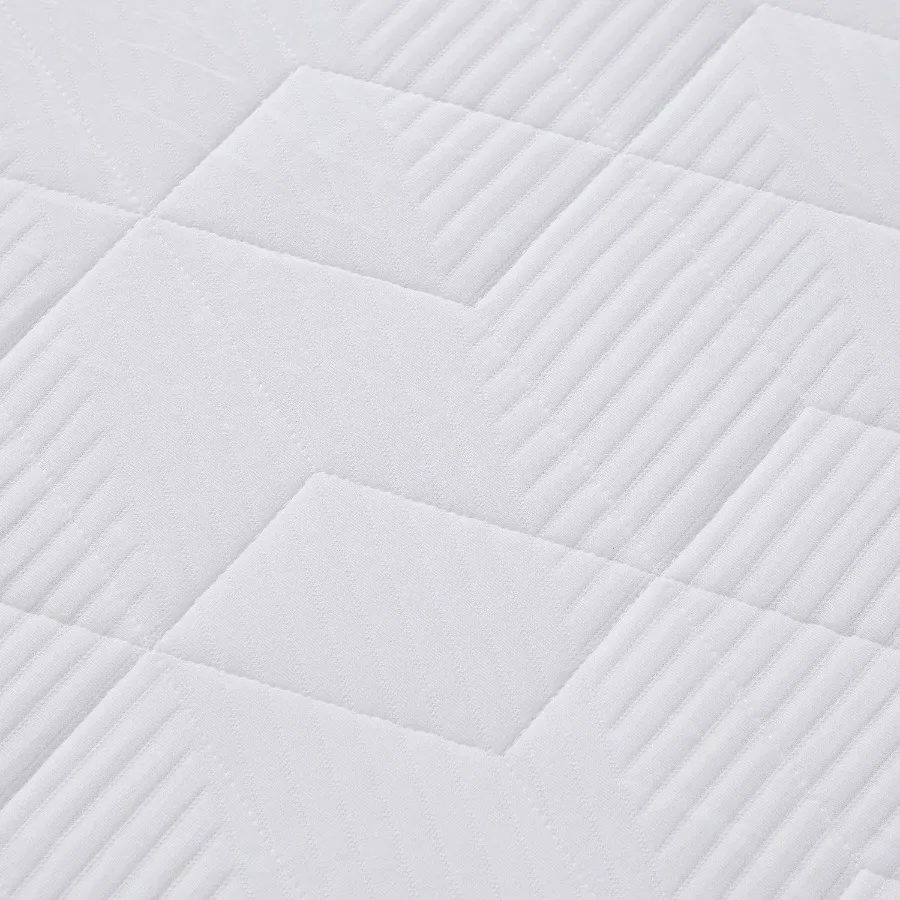 Gel Memory Foam Mattress Firm Cooling Queen Size Mattress CertiPURUS Certified Foam 80 x 60 x 12 inches White Dark Gray