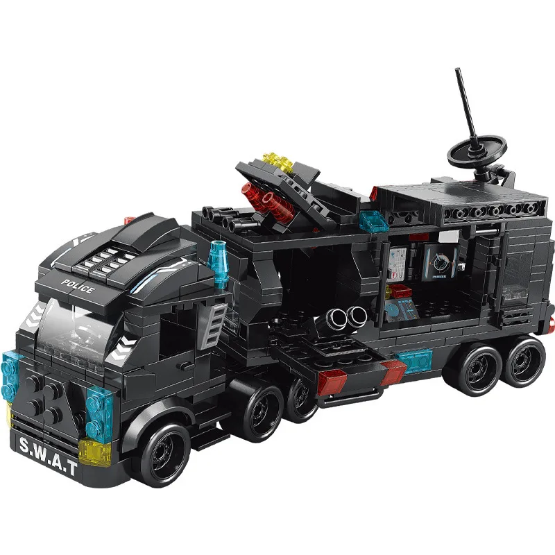 Police Car Lego Police Swat Truck SWAT Truck Dark Blue Police City