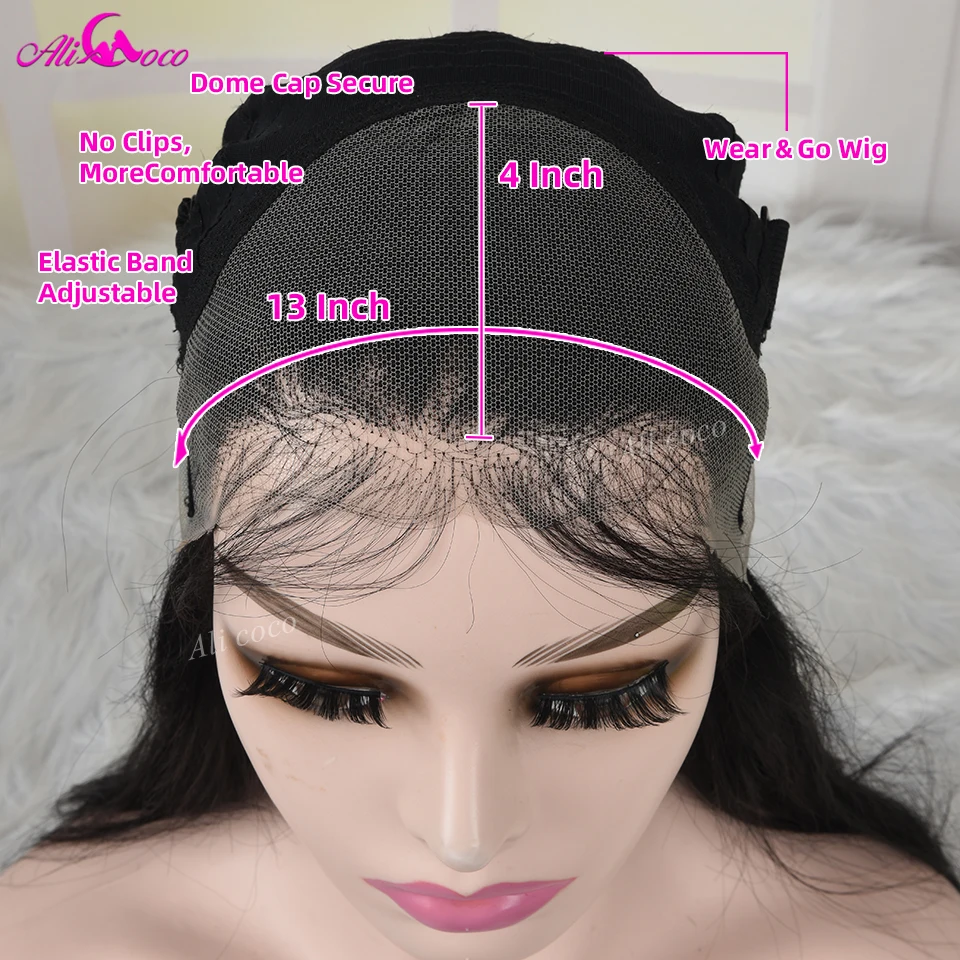 Chocolate Brown Lace Front Human Hair Wigs for Women 13x4/13x6 Lace Frontal Straight Wig Brown Colored 4x4 Closure Remy Wig