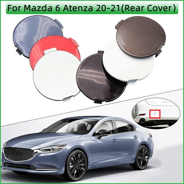 Auto Rear Bumper Towing Hook Eye Cover Cap For Mazda 6 Atenza Sedan  2020-2021 Tow Hooking Hauling Trailer Lid Shell Garnish Trim - AliExpress