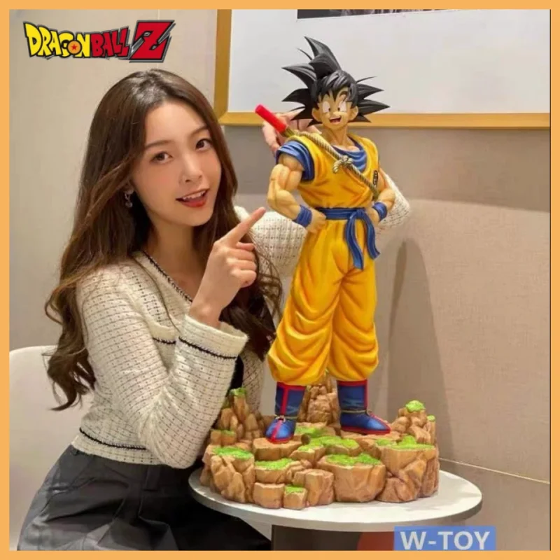 

Dragon Ball Z Goku Dream Somersault Cloud Super Saiyan Standing Collection Figures Statue Anime Peripheral Model Ornaments gift