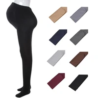 320Den Nylon Maternity Footed Tights Belly Support Pregnant Women Stretchy Pantyhose Adjustable Waistbands for Postpartum Period 1