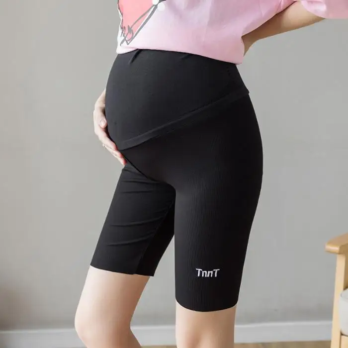 Fattened Large-size Maternity Shorts Summer Thin Cotton Outer Wear Anti-light Yoga Leggings 100kg Pregnant Women
