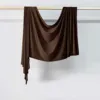 Nouveau Hijab en Jersey Liquide Premium, Châle, Foulard de Malaisie, Coiffes, Turbans de Mode Musulmane pour Femmes, Turban Ramadan Hijabs