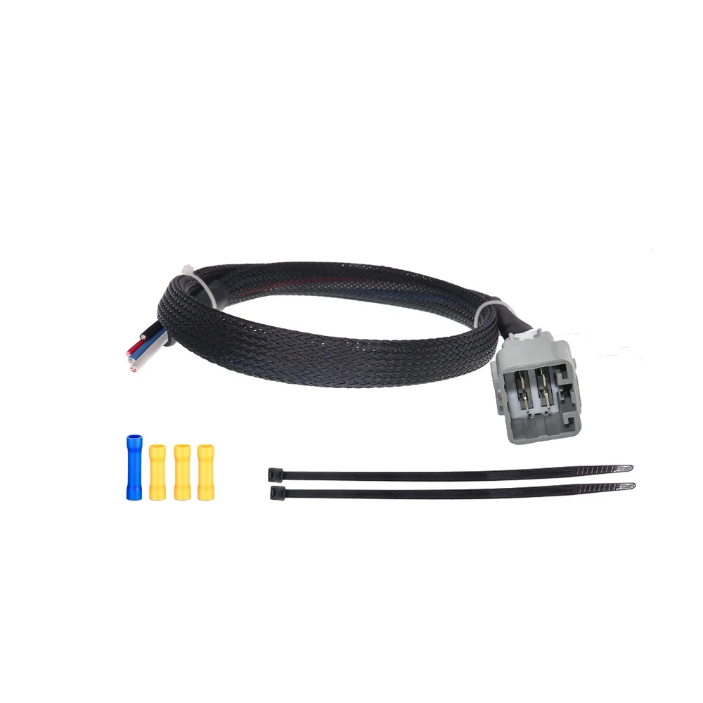 Trailer connector, trailer accessories, USA specific electromagnetic brake synchronizer connection cable 3021-S 51438 3021-P trailer connector trailer accessories usa specific electromagnetic brake synchronizer connection line length 31 inches 3064 p