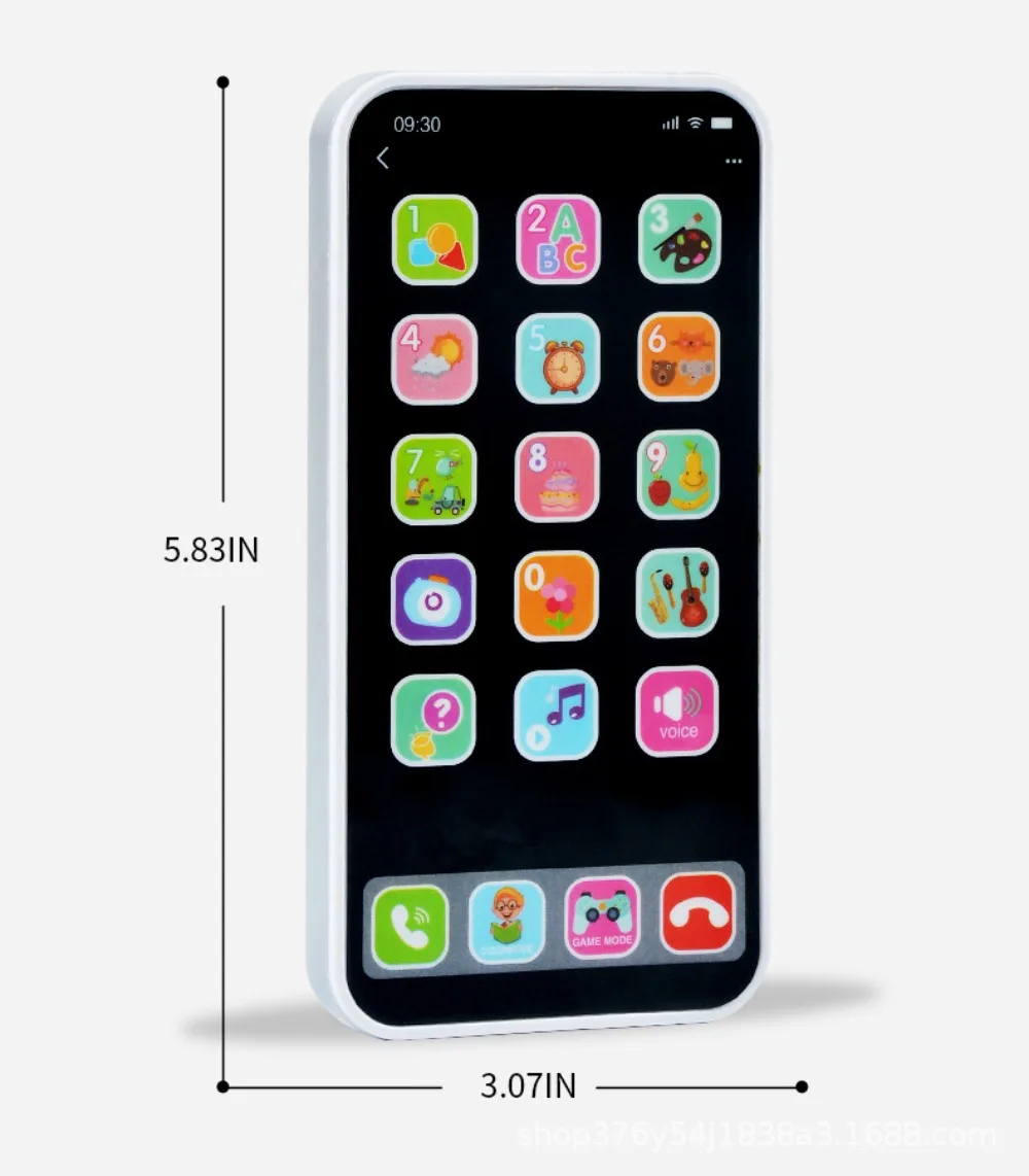 Children Multi-mode Touchscreen Simulation Iphone Model Early Education Toys Mobile Phone Music Phone  Intellectual Development 6