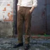 Brown Corduroy Pants For Men Spring And Autumn Men's Outdoor Leisure Pant High Quality 2024 New Fashion Men's Work Pants 1