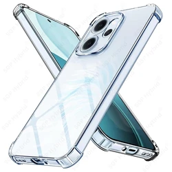 Anti - Yellower Clear Crystal TPU Soft Shockproof Case for Reno14 Pro 5G (Transparent)