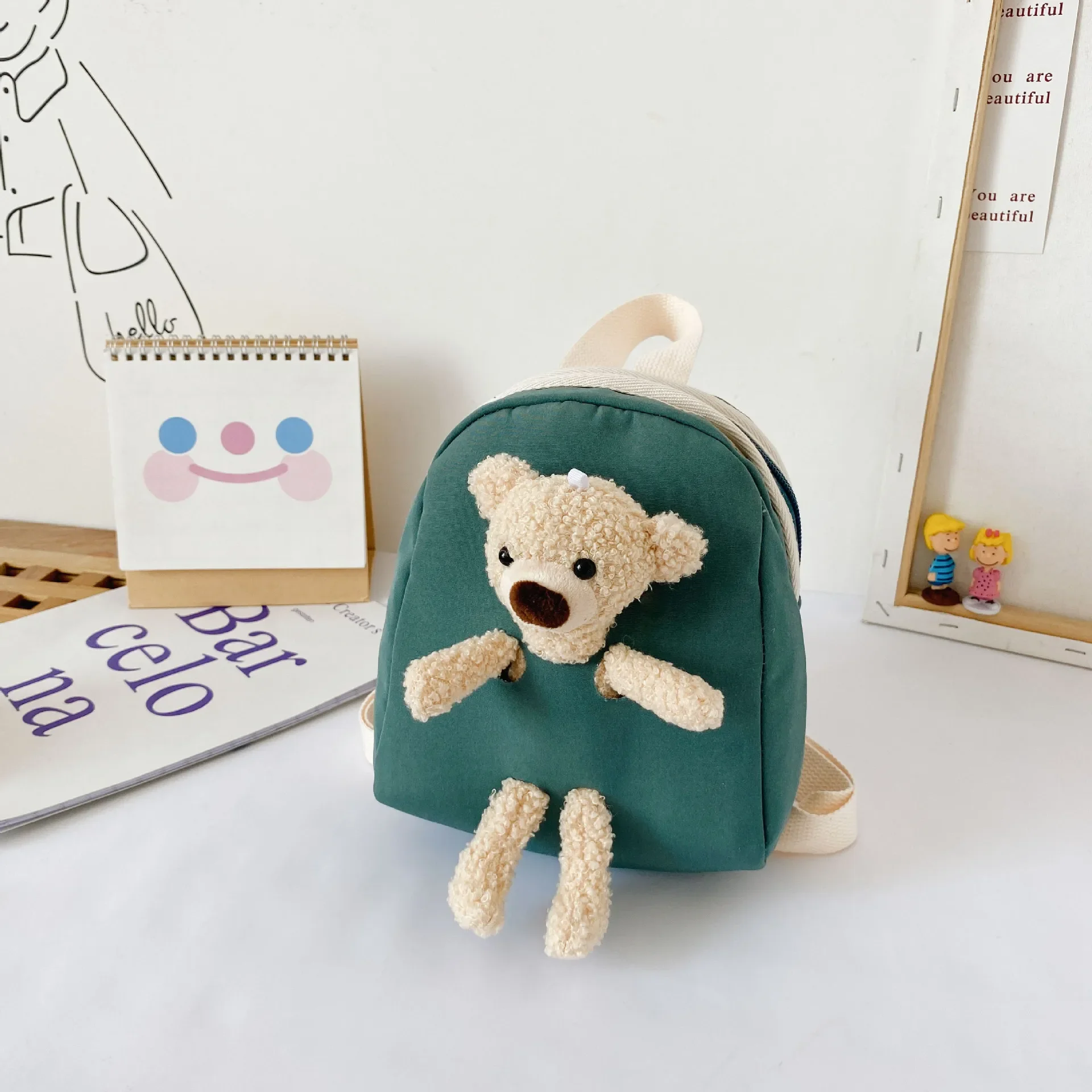 Kids Child Bags Kindergarten Children Plush Backpack Cartoon Lovely Cute Baby Toddler Newborn Boys Girls School Students Bag - 2