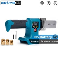 Welding Machine Water Pipe Melter 350W Digital Display Temperature Adjustment Handheld Welding Machine for Makita 18V Battery 1