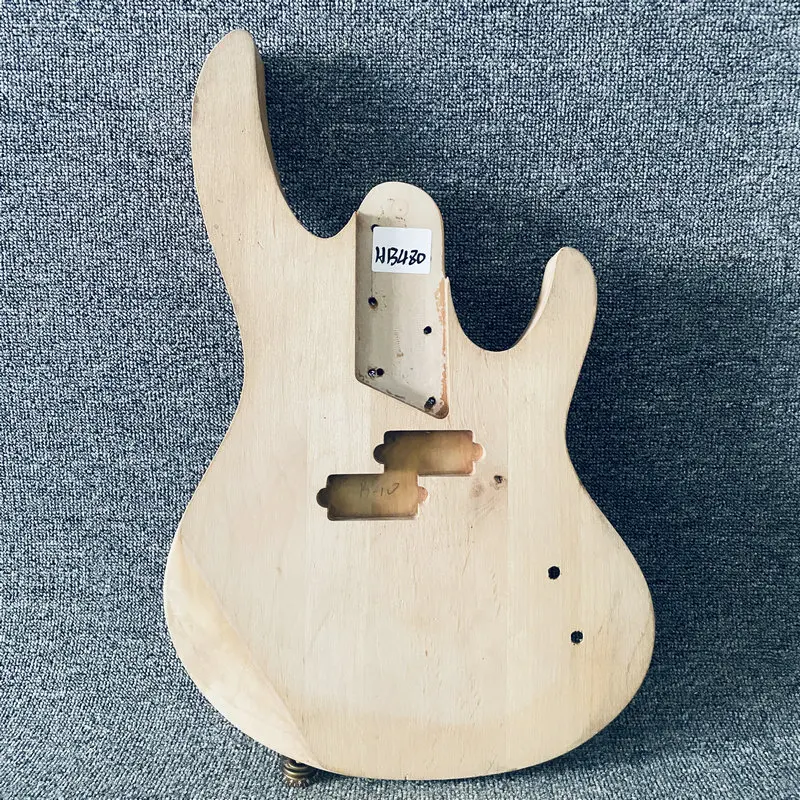 Hb480 Custom Bass Natural Solid Tiglio Incompiuto Electric Bass Body Precision Pb Bass Pickup Con Danni Alle Vendite