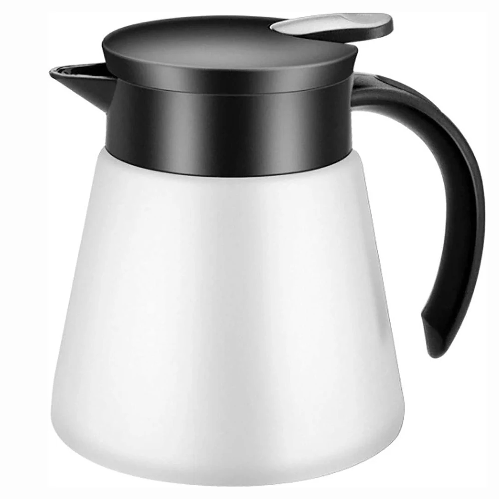 ThermalCoffeeCarafeTeaPot680MLStainlessSteelInsulationPot