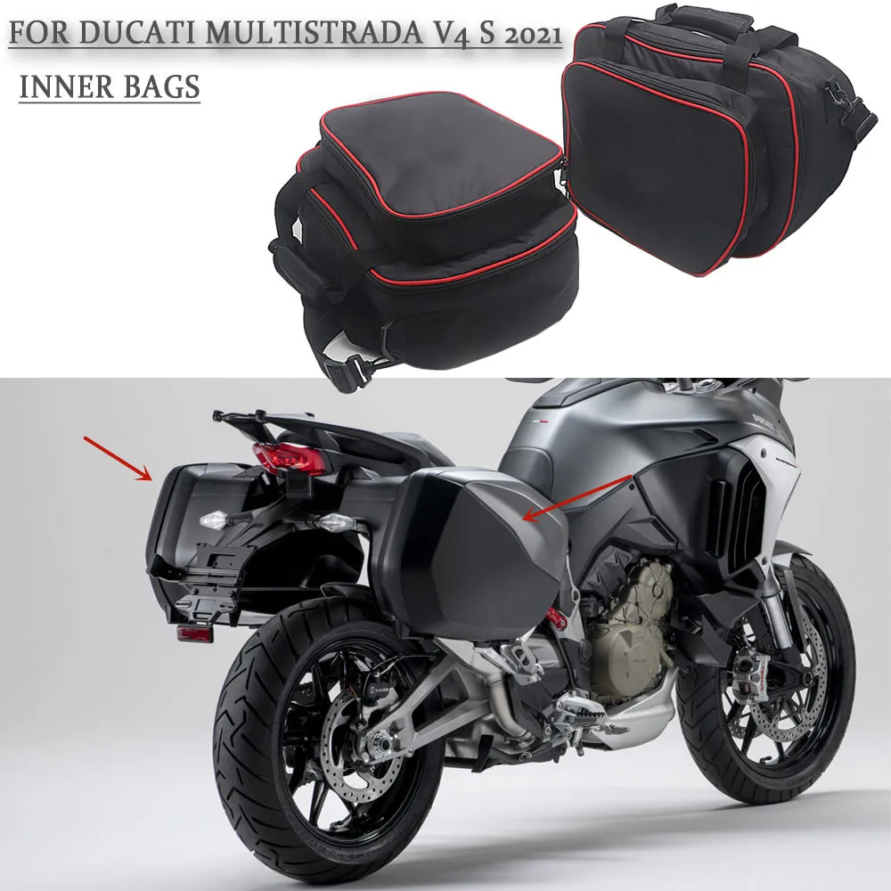 

Внутренние мешки для Ducati Multistrada V4 S 2021, внутренние мешки для пластиковых боковых панелей, Чехлы, аксессуары для мотоциклов MULTISTRADA v4