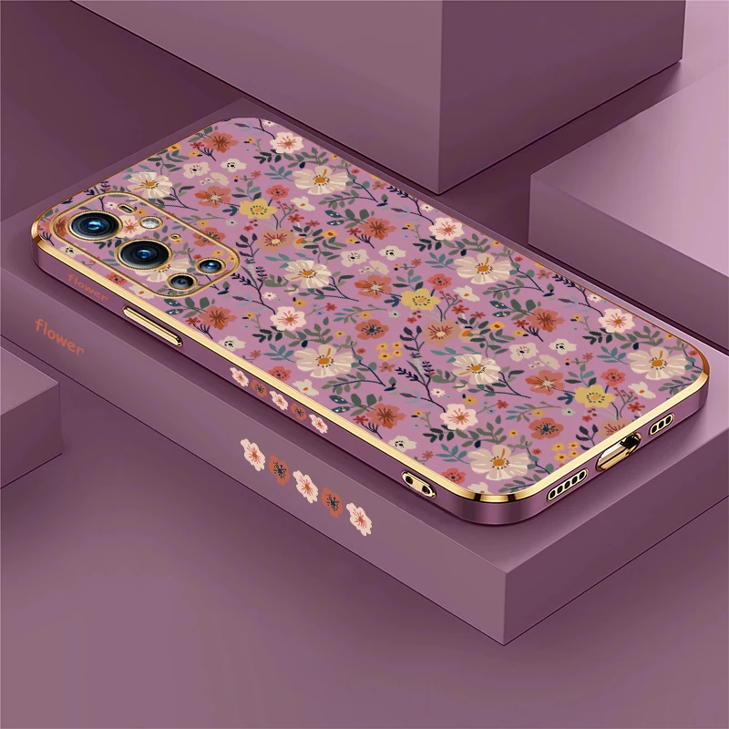 Luxury Soft Silicone Flower Pattern Back Cover Case