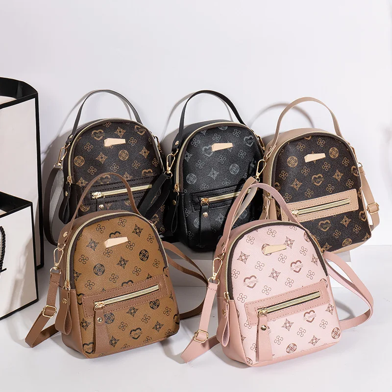 Flower backpack 2022 ladies bag fashion backpack women's bag bag women's fresh and sweet student school bag 1