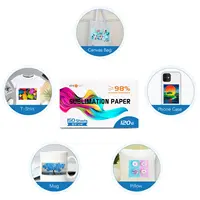 HTVRONT 150 Sheets 8.5x14 inches Inkjet Sublimation Paper Heat Transfer Paper for Inkjet Printer T-shirt Clothes Printing 120g 2