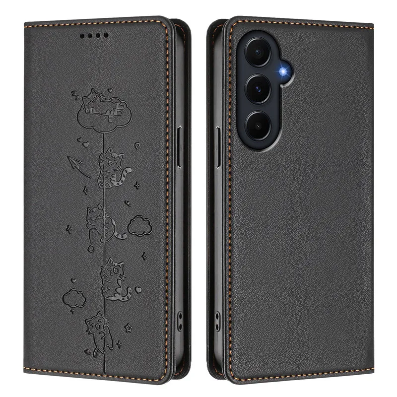 Fruity Palette Leather Wallet Case with Magnetic Flip Cover and Anti-Theft Protection